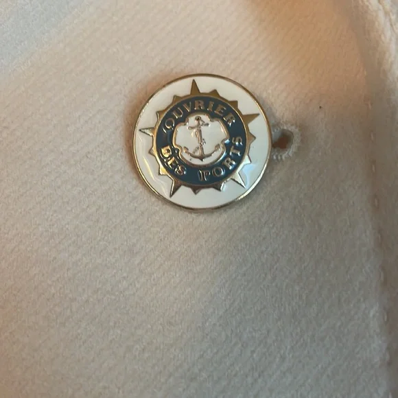 J. Crew Des Ports Ouvier Wool Cream Blazer Size 6 - Picture 3 of 10